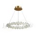 Candelabru LED 24W Moonstone Gold 400, LED inclus, 1 surse de iluminare, Lumina: Cald, Natural, Rece